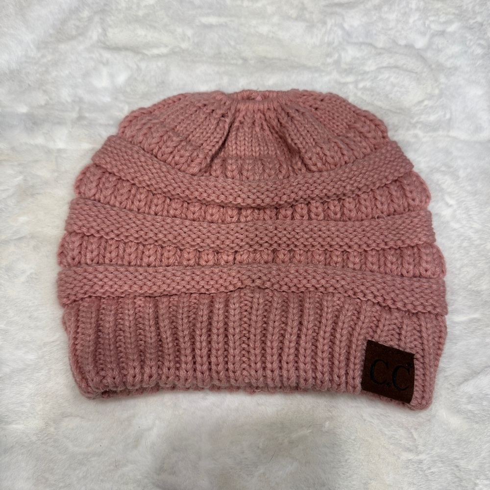 CC Boutique Pink Knit Hat